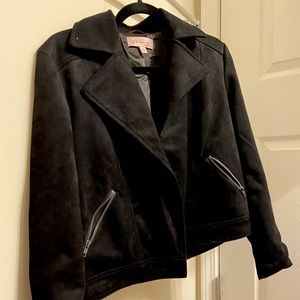 Faux Suede Jacket